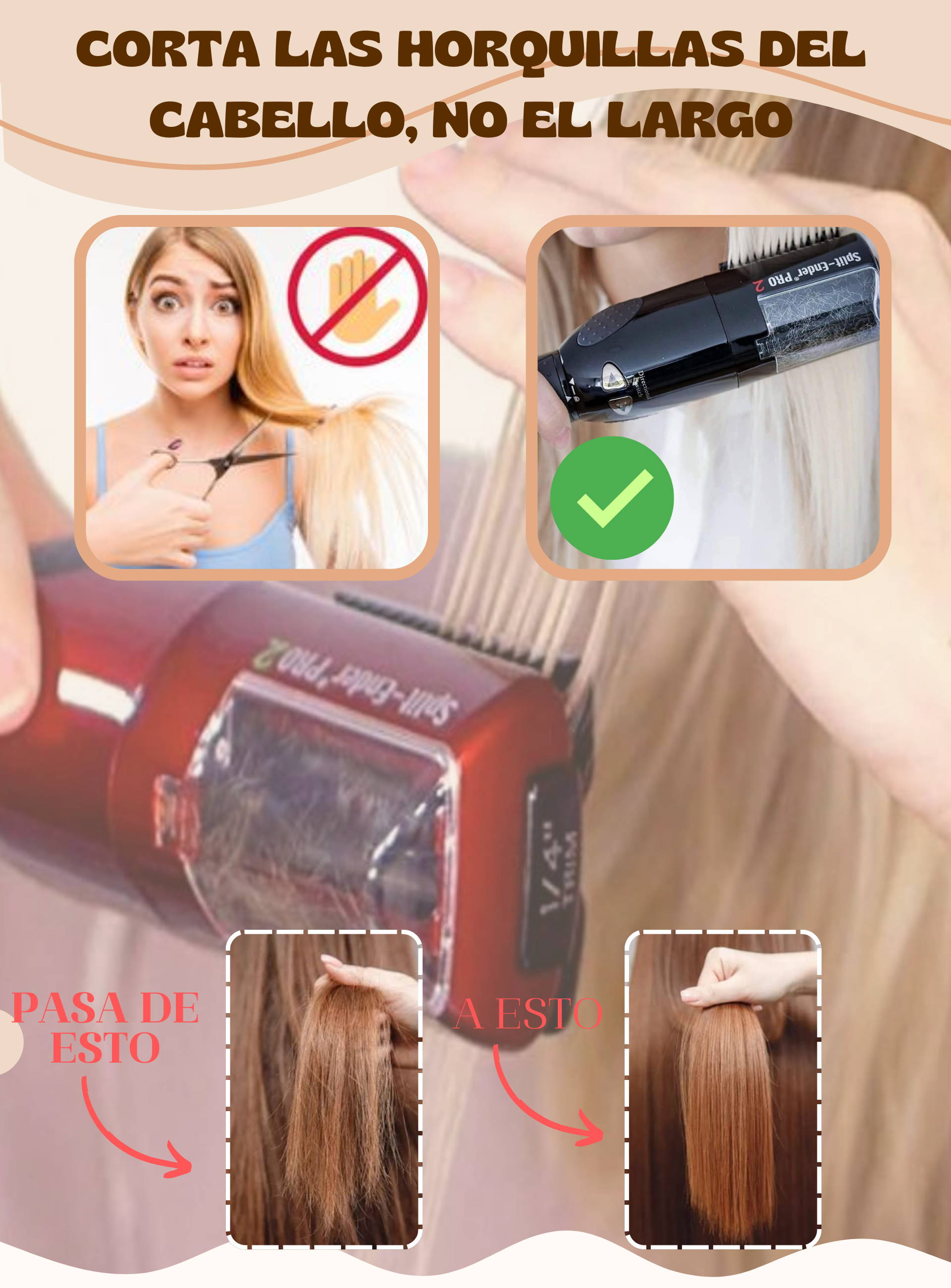 SplitEnd Killer® - Máquina Quita Horquillas